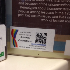 LGBTI Rainbow Connections - QR code label